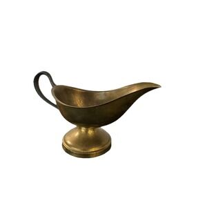 Vintage Style Brass‎ Gravy Boat